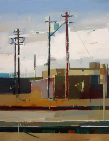 A quiet town # 10, Oil on canvas, 72” x 60”, 2007 