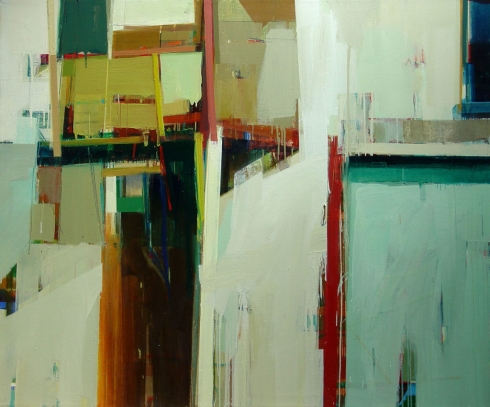 A quiet town # 12, Oil on canvas, 60” x 72”, 2007 