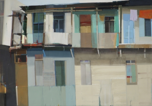  A Quiet Town 132, Oil on canvas, 42” x 60”, 2013