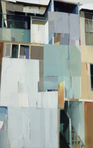 A quiet town # 127, Oil on canvas, 72” x 48”, 2013 