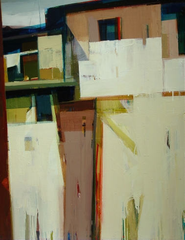 A quiet town # 13, Oil on canvas, 54” x 42”, 2007