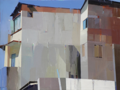 A quiet town #137, Oil on canvas, 60” x 78”, 2014