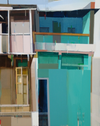 A quiet town # 39, 50” x 40”, 2011   