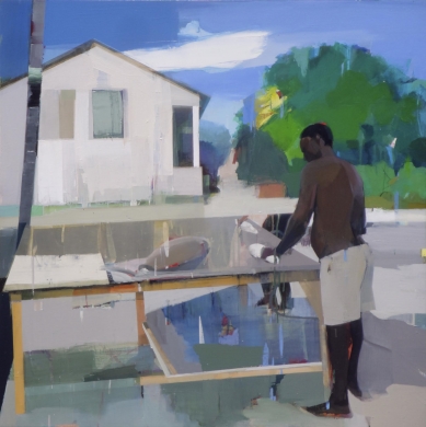 Had a good day, Oil on canvas, 48” x 48”, 2012 