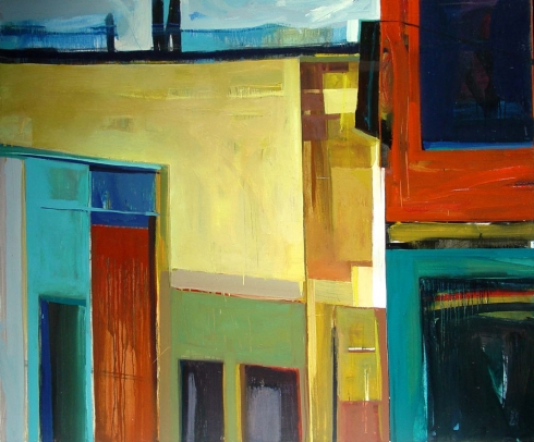 Mission st, Oil on canvas, 60” x 72”, 2006  