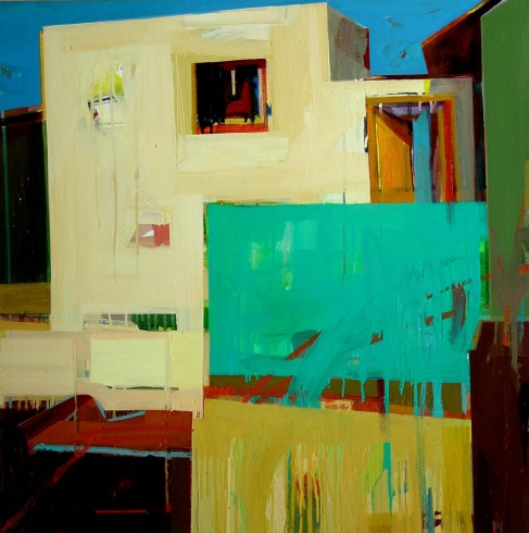 One afternoon in Mexico, Oil on canvas, 36” x 36”, 2006  