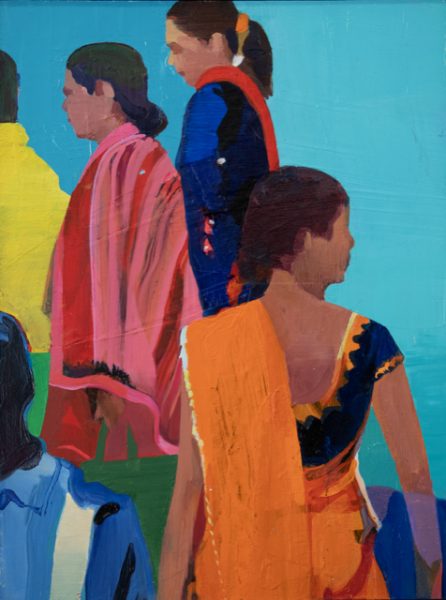 Market # 31, Oil on panel, 16” x 12”