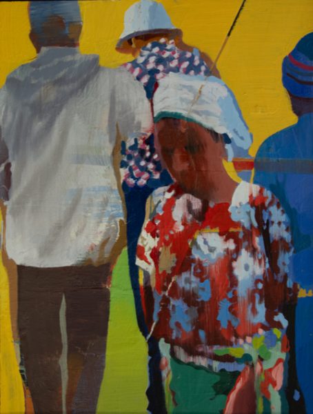 Market # 33, Oil on panel, 16” x 12”