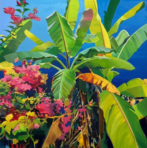 Nature # 12, Oil on canvas 48” x 48”