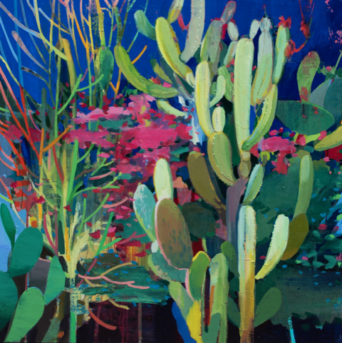 Nature # 14, Oil on canvas, 36” x 36